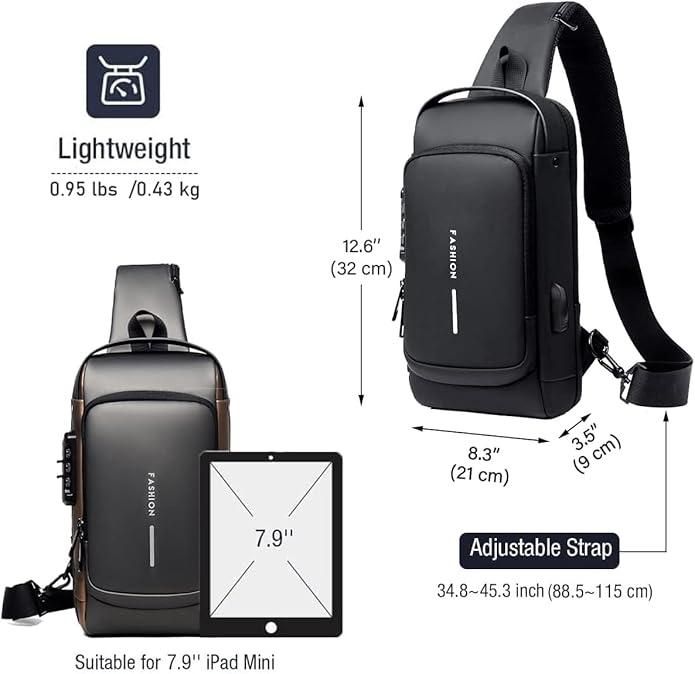 usb charging,waterproof,password lock,new trend Bag for Men & Women,must have this bag  for everey cituation