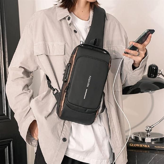 usb charging,waterproof,password lock,new trend Bag for Men & Women,must have this bag  for everey cituation